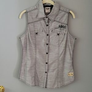 Harley-Davidson Grey Sleeveless Shirt